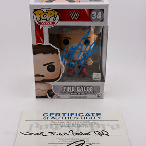 Funko POP! WWE #34 Finn Balor Vinyl Figure Signed with COA FRENLY BRICKS - Open 7 Days