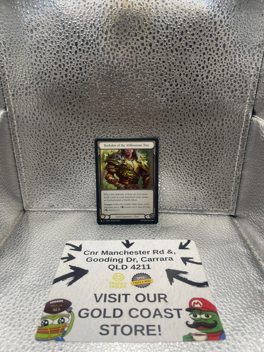 Flesh & Blood TCG Rainbow Foil Barkskin of the Millennium Tree Legendary FRENLY BRICKS - Open 7 Days