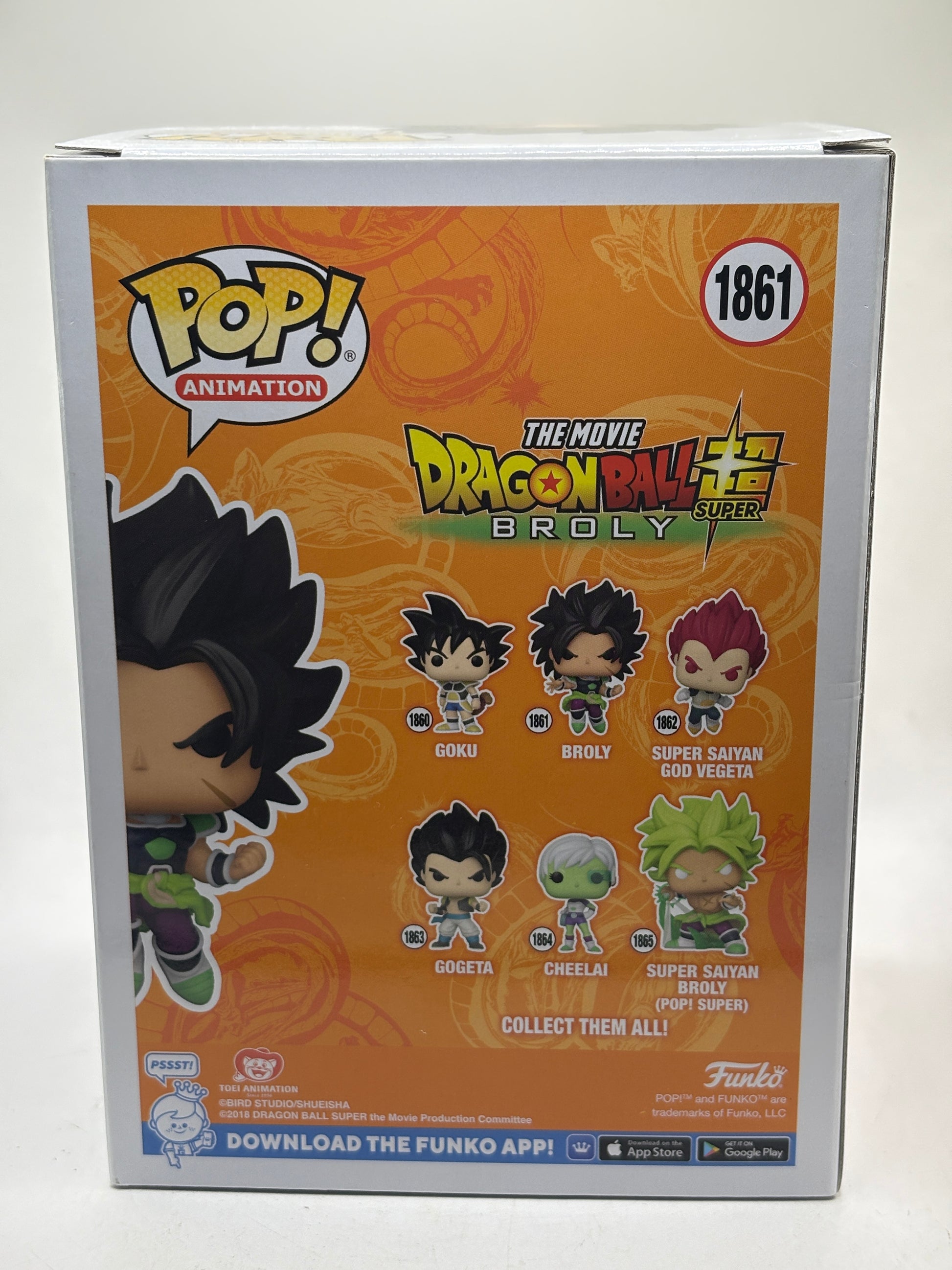 Funko POP! Animation Dragon Ball #1861 Broly Vinyl Figure