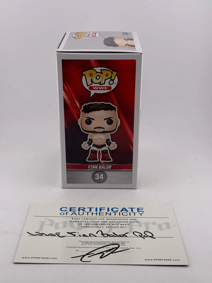 Funko POP! WWE #34 Finn Balor Vinyl Figure Signed with COA FRENLY BRICKS - Open 7 Days