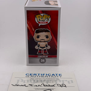 Funko POP! WWE #34 Finn Balor Vinyl Figure Signed with COA FRENLY BRICKS - Open 7 Days