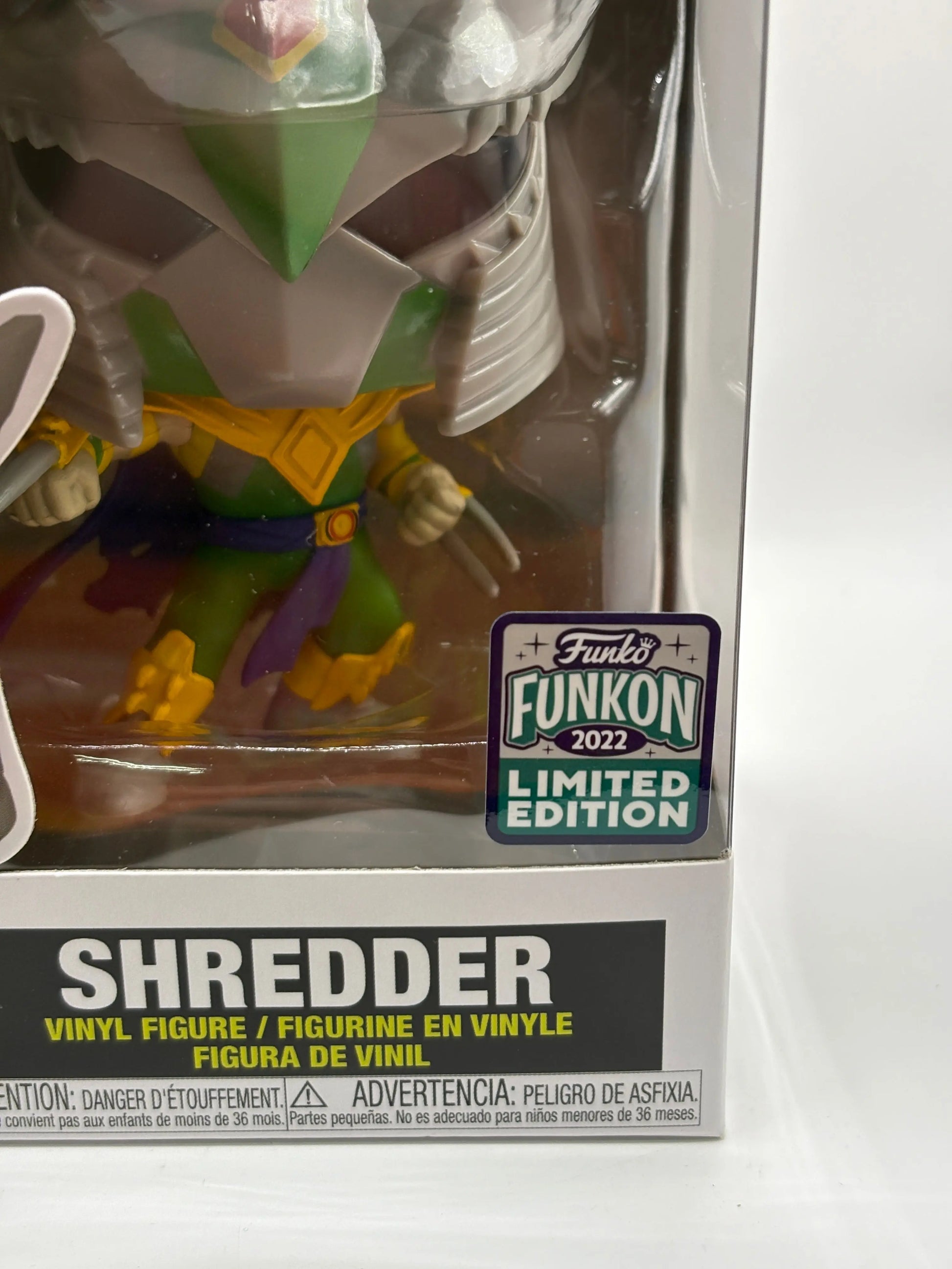 Funko POP! Retro Toys Power Rangers TMNT #110 Shredder 2022 Funkon Limited FRENLY BRICKS - Open 7 Days