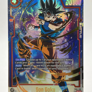Dragon Ball Super Fusion World - Son Goku FB01-139 SCR* Alt Art (1) FRENLY BRICKS - Open 7 Days