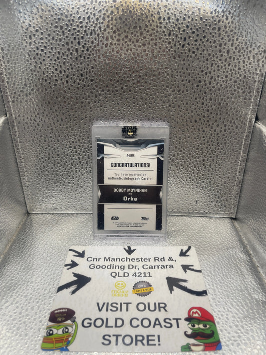 Star Wars Signature Series 2021, Orka Autograph Bobby Moynihan Card A-BMR FRENLY BRICKS - Open 7 Days