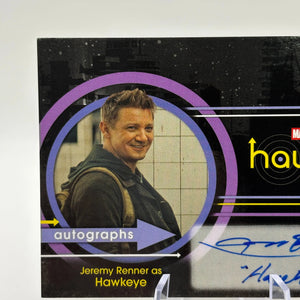 2023 Upper Deck Marvel Hawkeye Auto Horizontal SP - Jeremy Renner Hawkeye FRENLY BRICKS - Open 7 Days