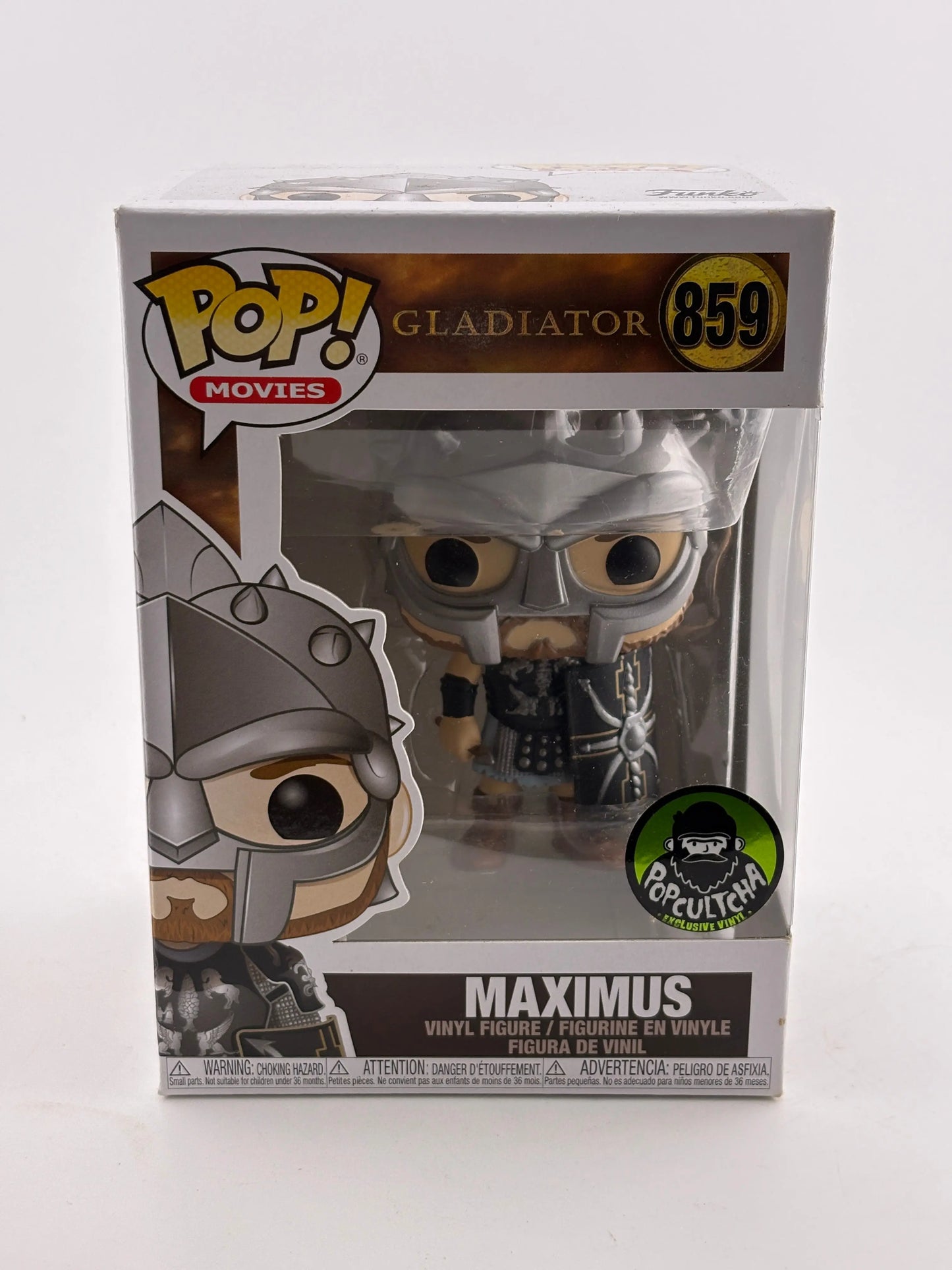 Funko POP! Movies Gladiator #859 Maximus Vinyl Figure Popcultcha Exclusive FRENLY BRICKS - Open 7 Days