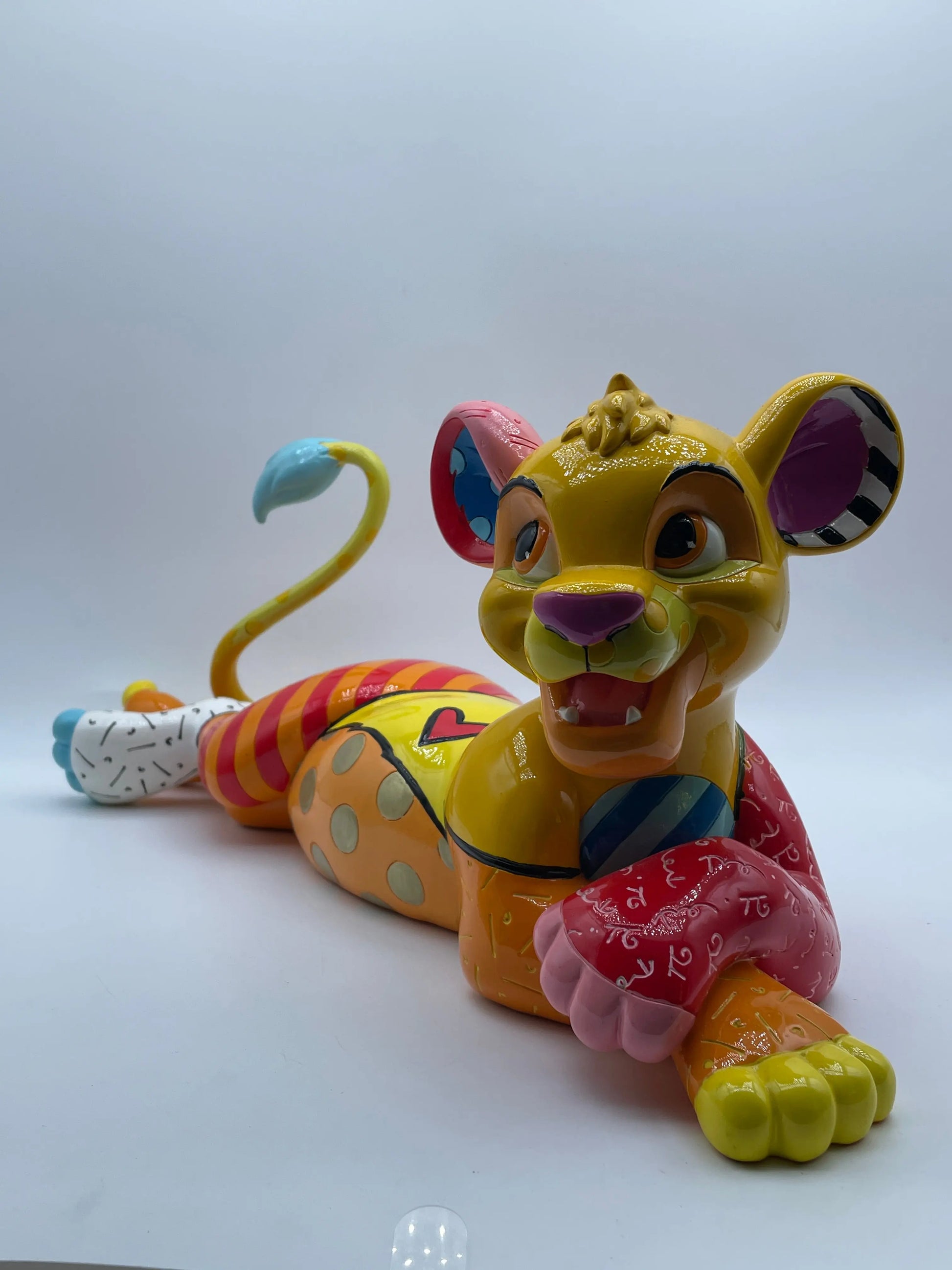 Disney’s Character Porcelain Showcase Britto Large Simba ex display +combinedshipping FRENLY BRICKS - Open 7 Days