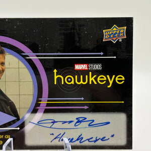 2023 Upper Deck Marvel Hawkeye Auto Horizontal SP - Jeremy Renner Hawkeye FRENLY BRICKS - Open 7 Days