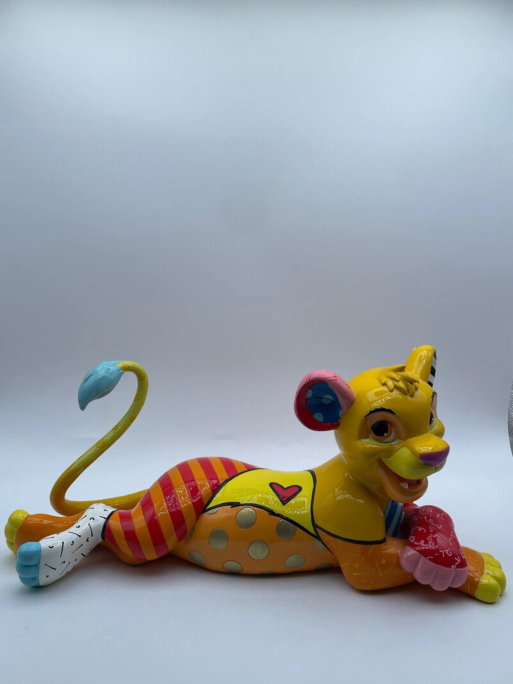 Disney’s Character Porcelain Showcase Britto Large Simba ex display +combinedshipping FRENLY BRICKS - Open 7 Days