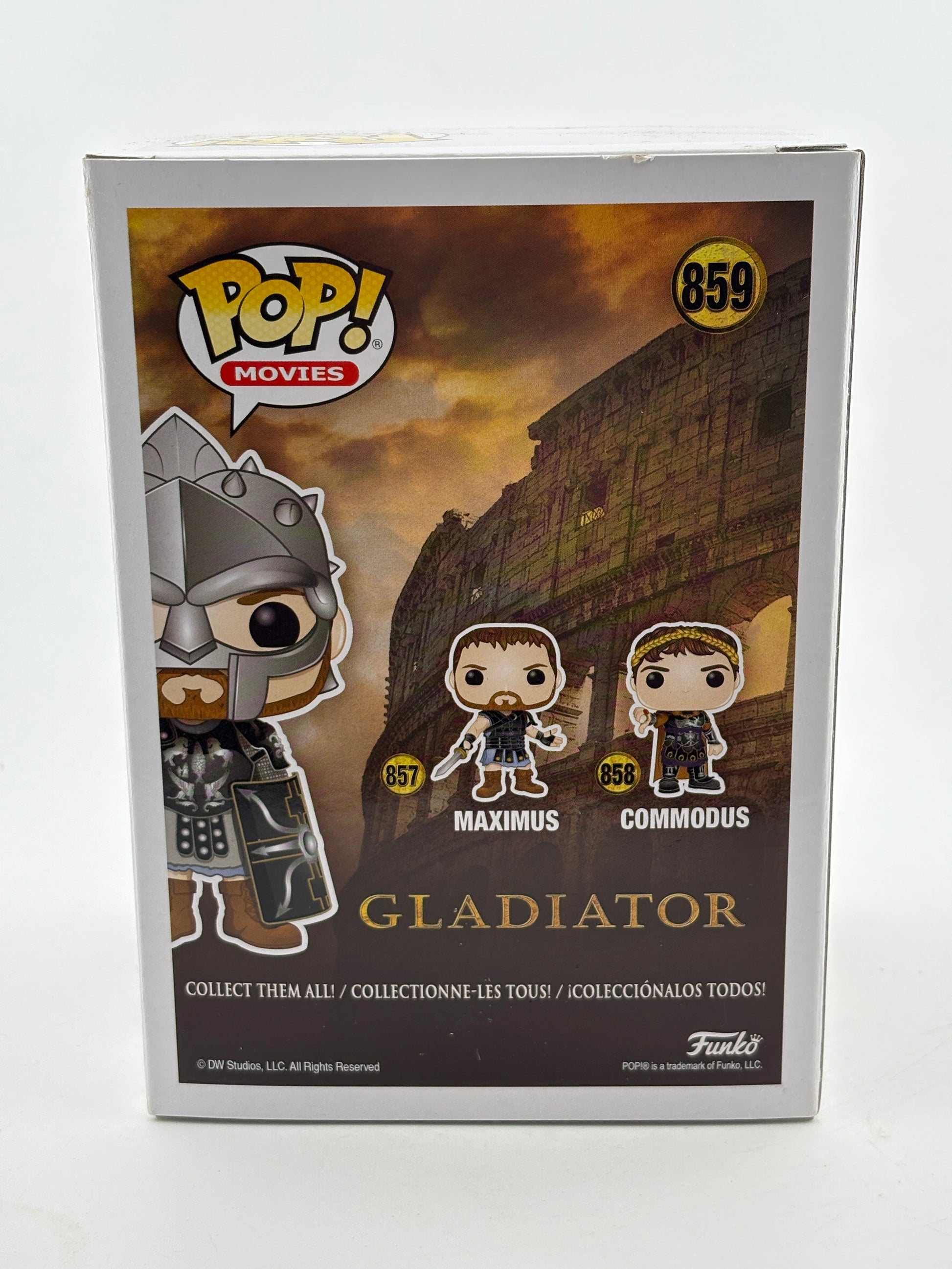 Funko POP! Movies Gladiator #859 Maximus Vinyl Figure Popcultcha Exclusive FRENLY BRICKS - Open 7 Days