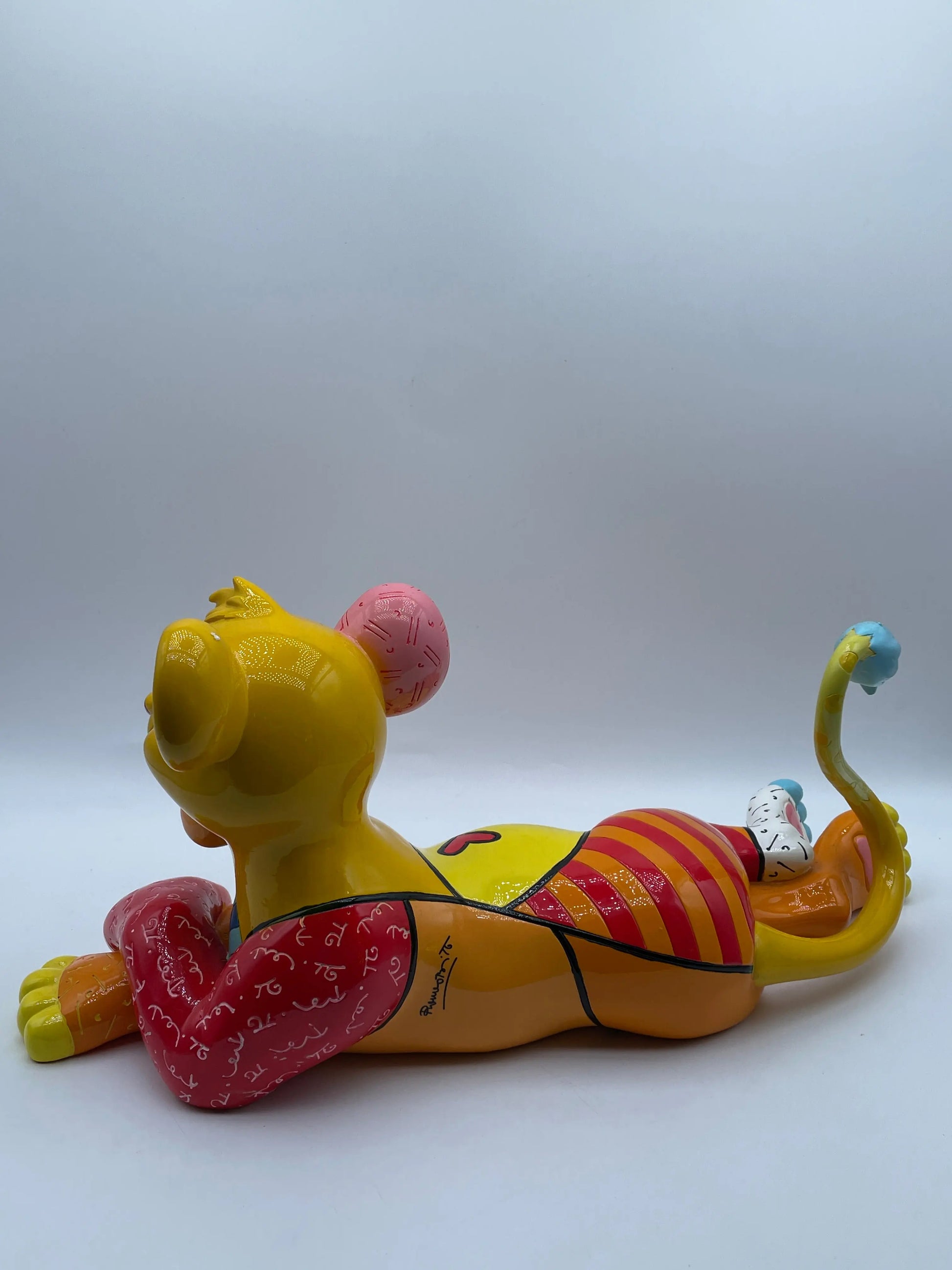 Disney’s Character Porcelain Showcase Britto Large Simba ex display +combinedshipping FRENLY BRICKS - Open 7 Days