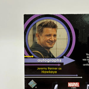 2023 Upper Deck Marvel Hawkeye Auto Horizontal SP - Jeremy Renner Hawkeye FRENLY BRICKS - Open 7 Days