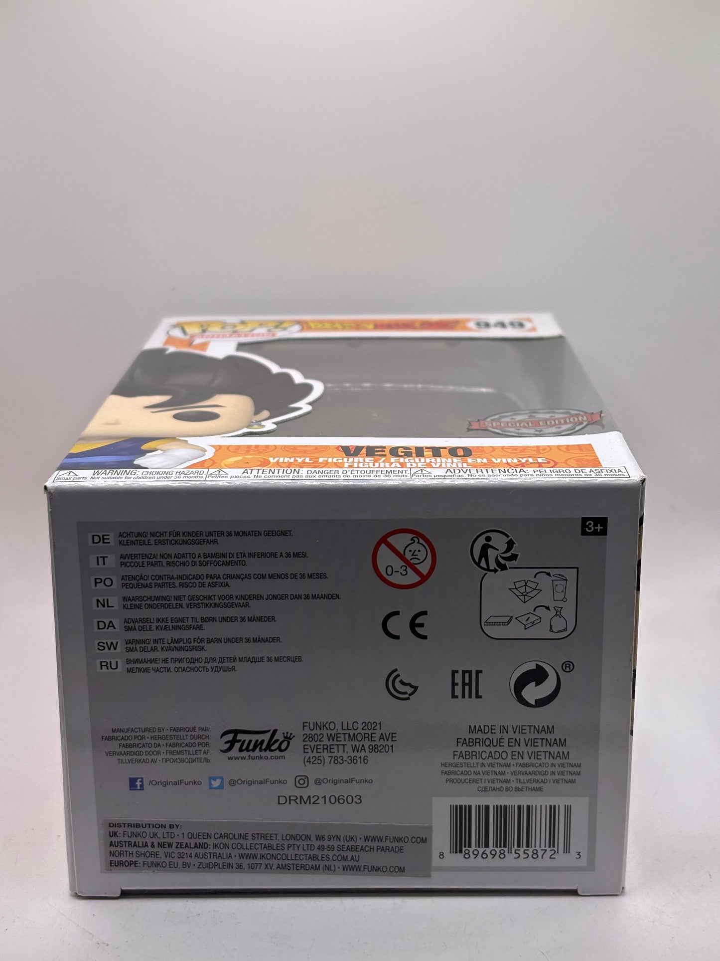 Funko POP! Animation Dragon Ball Z #949 Vegito Special Edition image 6