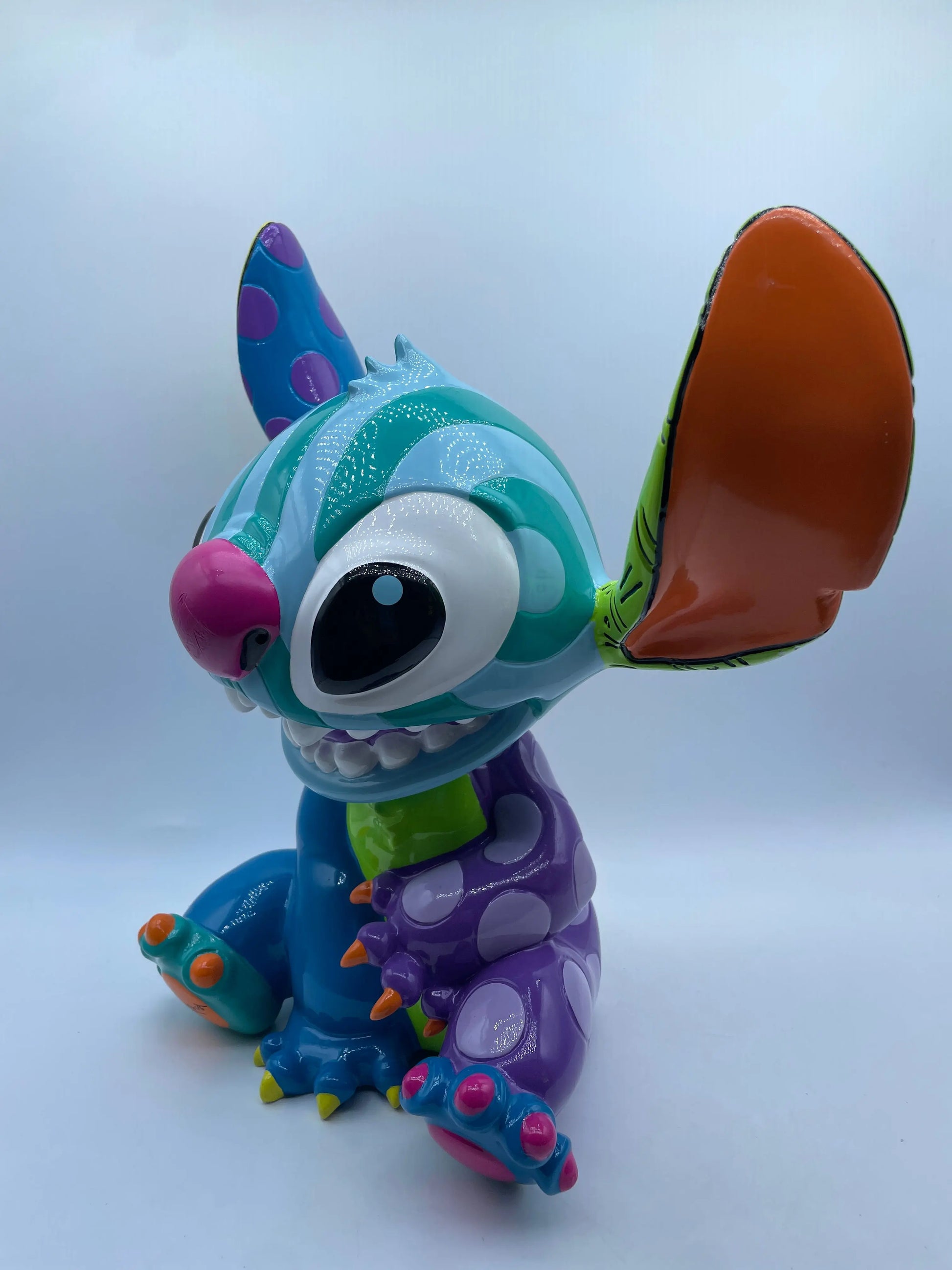 Disney’s Character Porcelain Showcase Britto large Stitch NIB +combinedshipping FRENLY BRICKS - Open 7 Days