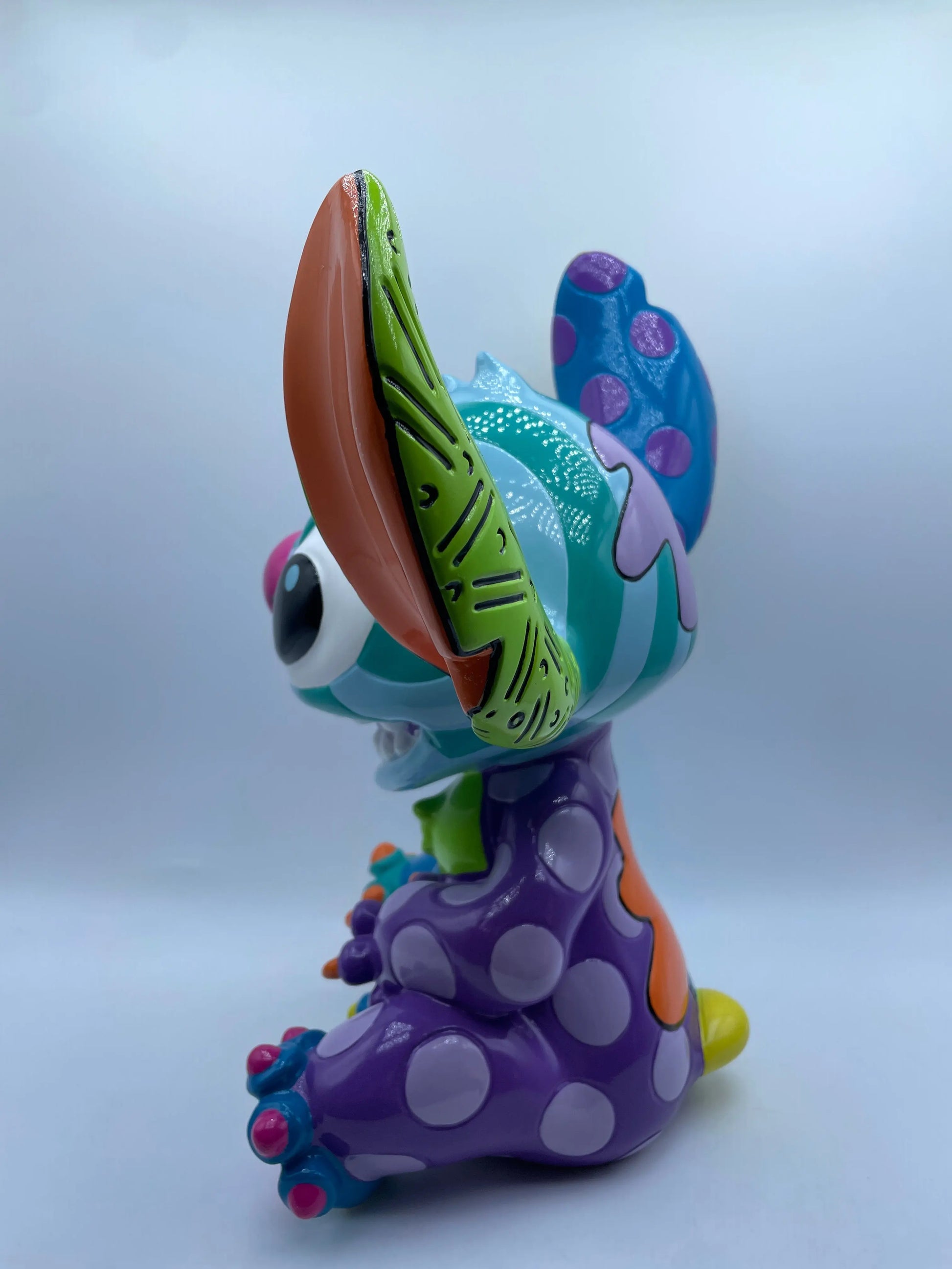 Disney’s Character Porcelain Showcase Britto large Stitch NIB +combinedshipping FRENLY BRICKS - Open 7 Days