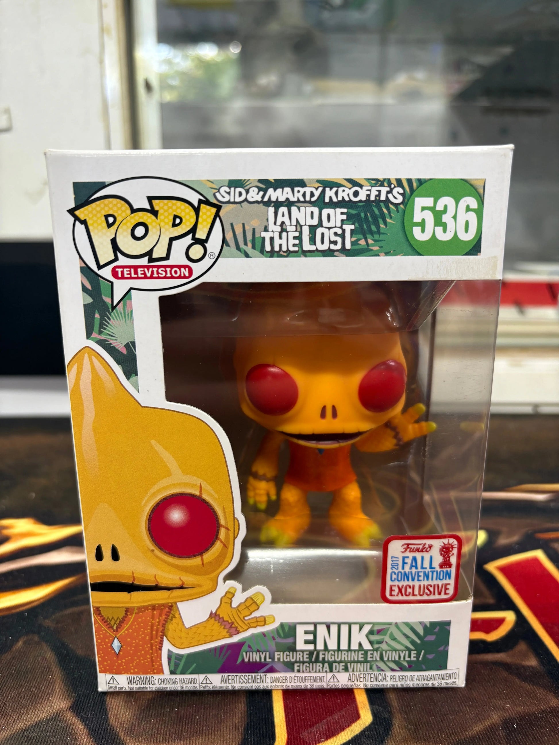 Funko POP Land of the Lost Enik Toy Tokyo New York Comic Con Exclusive #536 FRENLY BRICKS - Open 7 Days