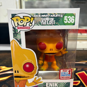 Funko POP Land of the Lost Enik Toy Tokyo New York Comic Con Exclusive #536 FRENLY BRICKS - Open 7 Days
