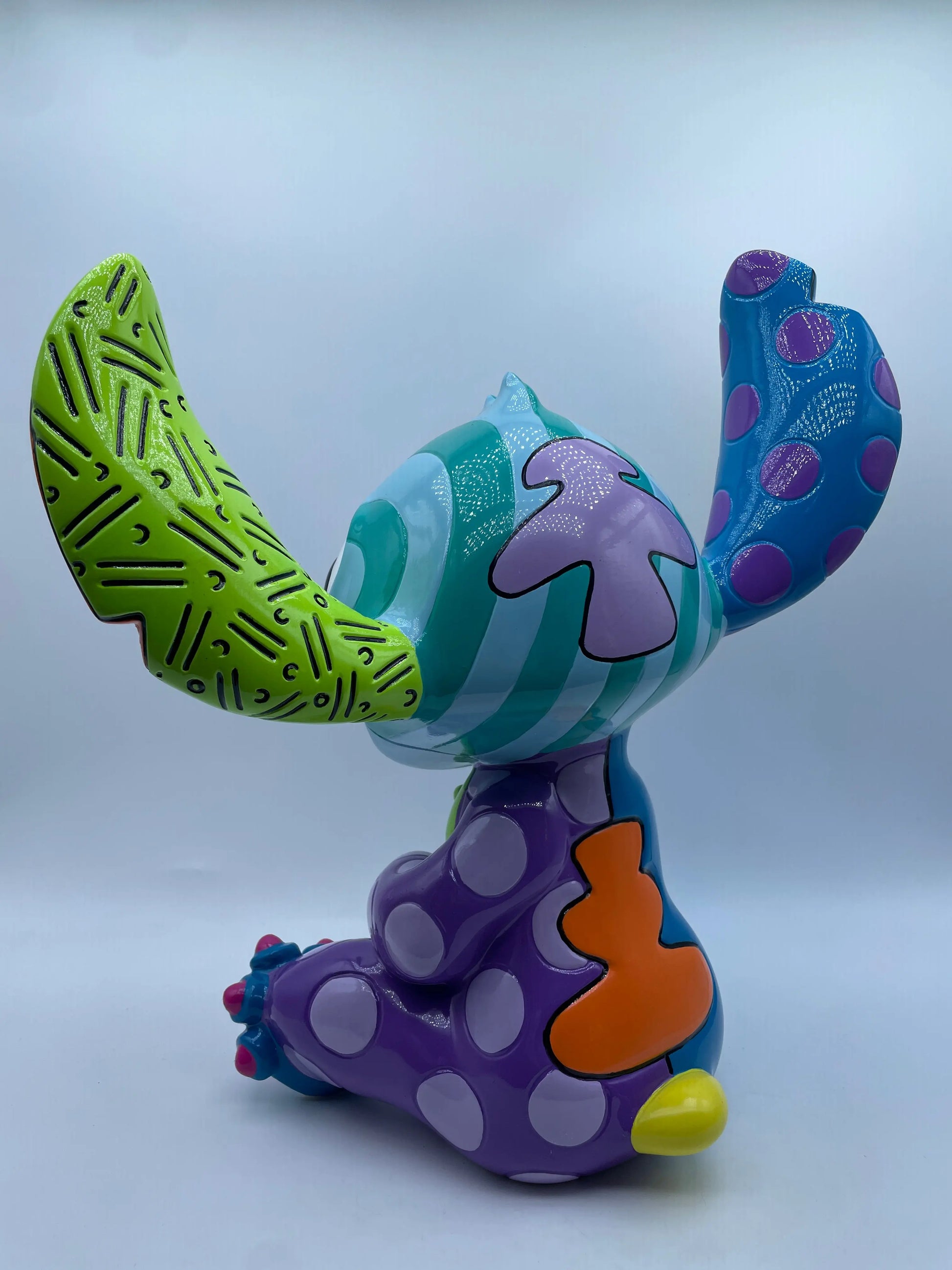 Disney’s Character Porcelain Showcase Britto large Stitch NIB +combinedshipping FRENLY BRICKS - Open 7 Days