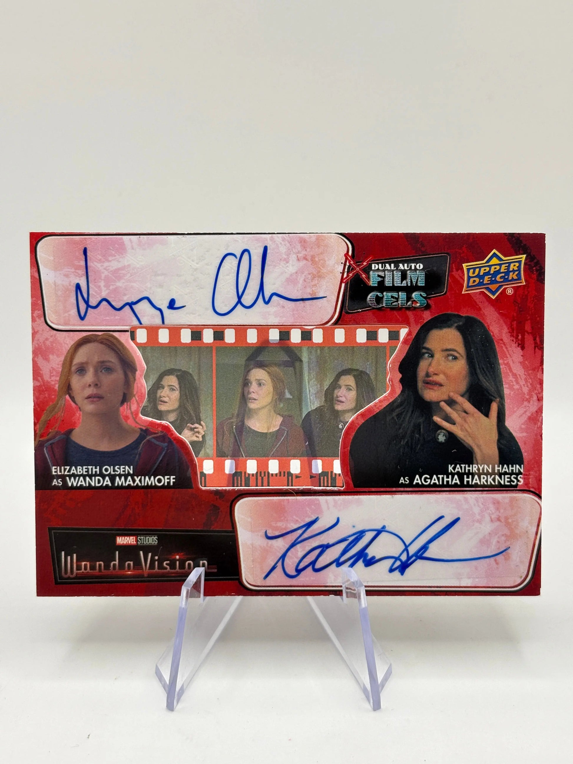 2022 Marvel Studios' WandaVision 15/15 Elizabeth Olsen/Kathryn Hahn Dual Auto FRENLY BRICKS - Open 7 Days