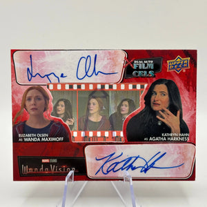 2022 Marvel Studios' WandaVision 15/15 Elizabeth Olsen/Kathryn Hahn Dual Auto FRENLY BRICKS - Open 7 Days