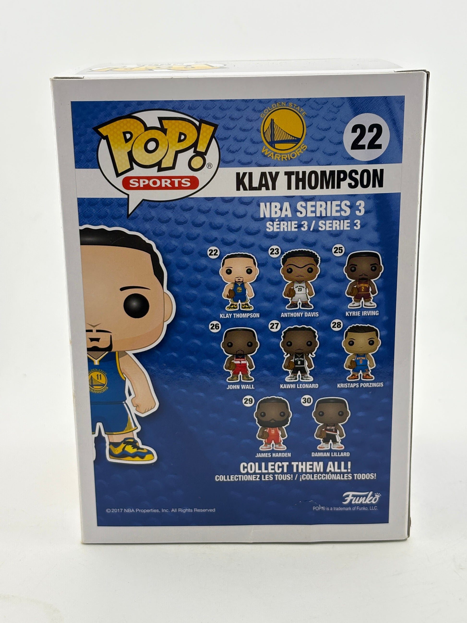 Funko POP! Sports NBA #22 Klay Thompson Vinyl Figure FRENLY BRICKS - Open 7 Days