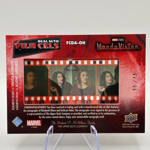 2022 Marvel Studios' WandaVision 15/15 Elizabeth Olsen/Kathryn Hahn Dual Auto FRENLY BRICKS - Open 7 Days