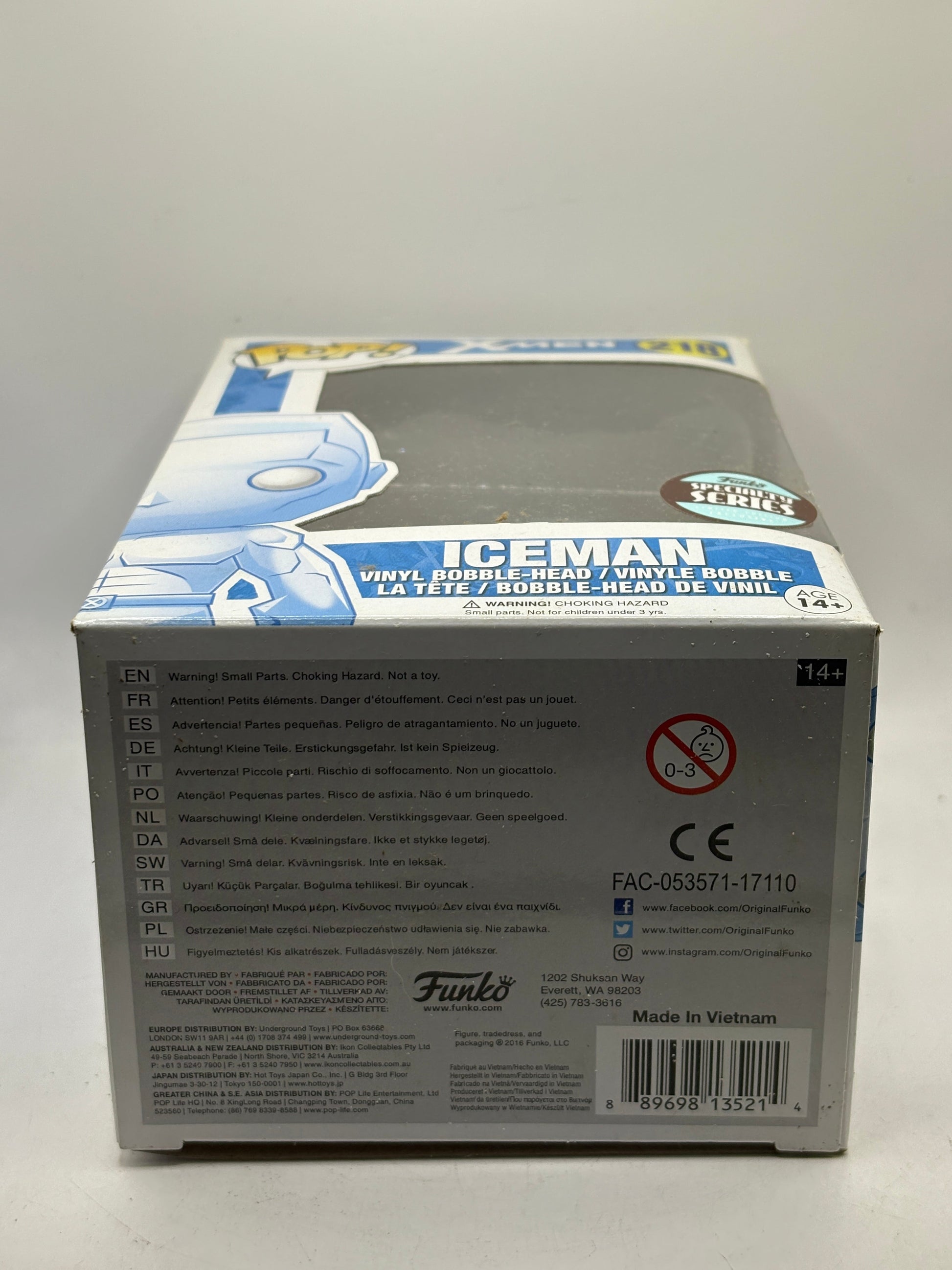 Funko POP! Marvel X-Men #218 Iceman Specialty Series *Box Damage* image 6 image 6