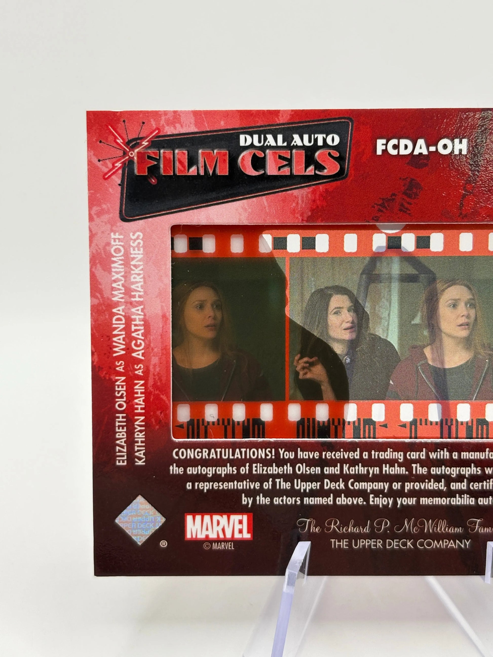 2022 Marvel Studios' WandaVision 15/15 Elizabeth Olsen/Kathryn Hahn Dual Auto FRENLY BRICKS - Open 7 Days
