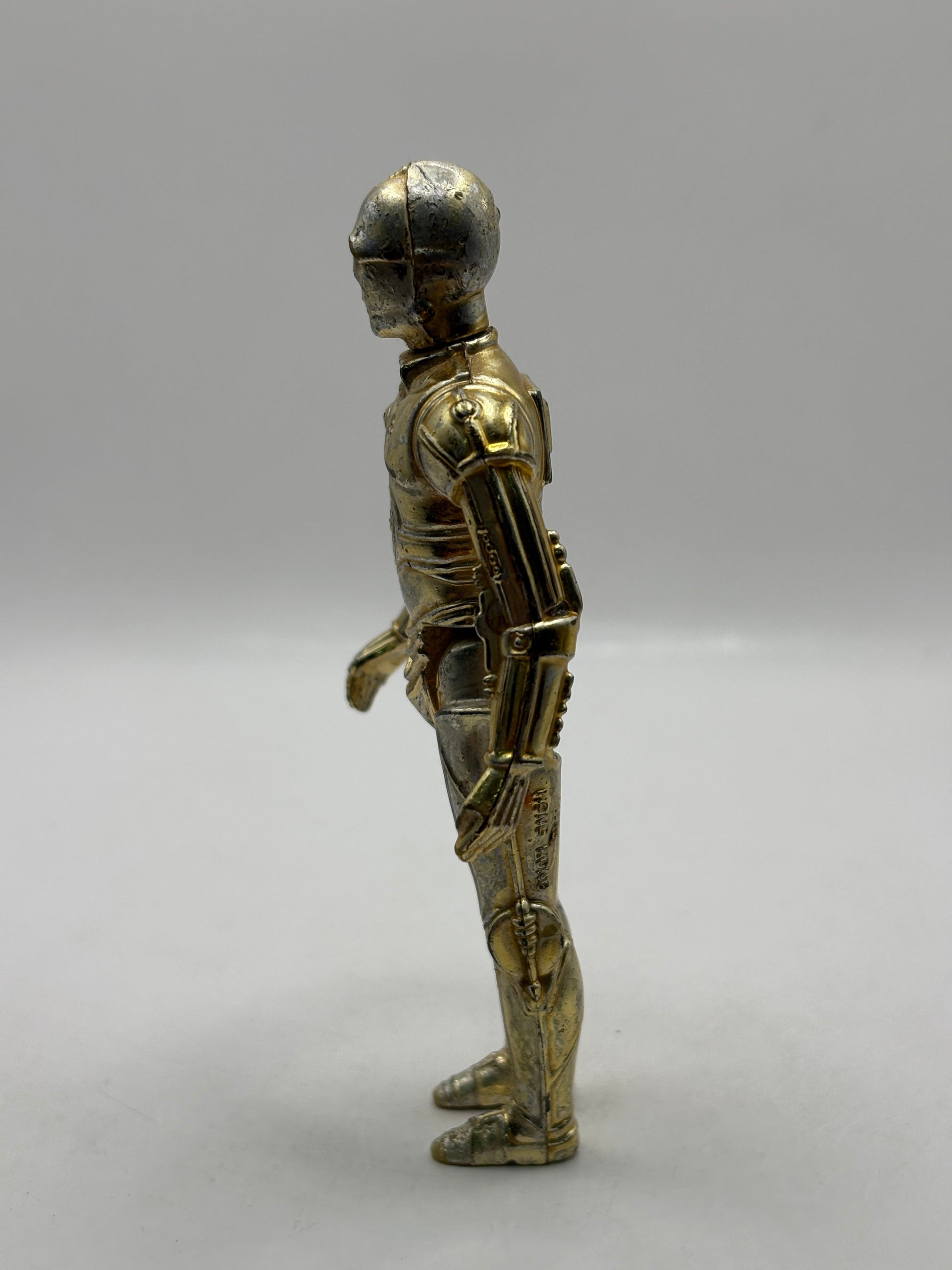 Vintage Star Wars C-3PO 3.75" Action Figure Hong Kong 1977 Kenner FRENLY BRICKS - Open 7 Days