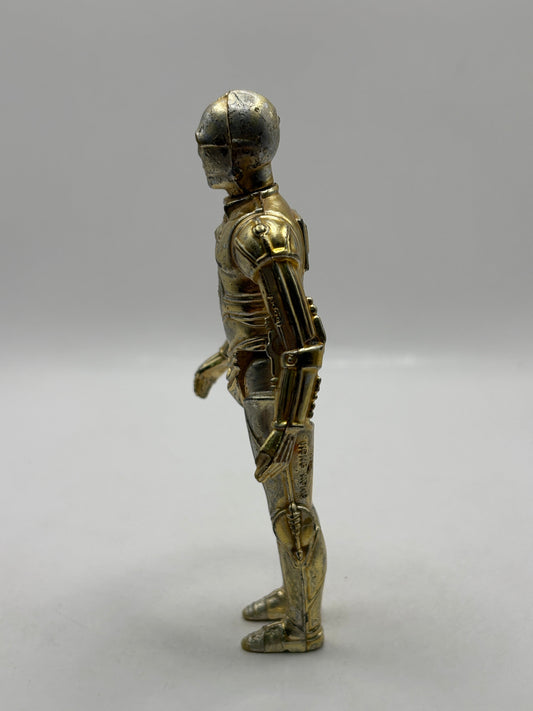 Vintage Star Wars C-3PO 3.75" Action Figure Hong Kong 1977 Kenner FRENLY BRICKS - Open 7 Days