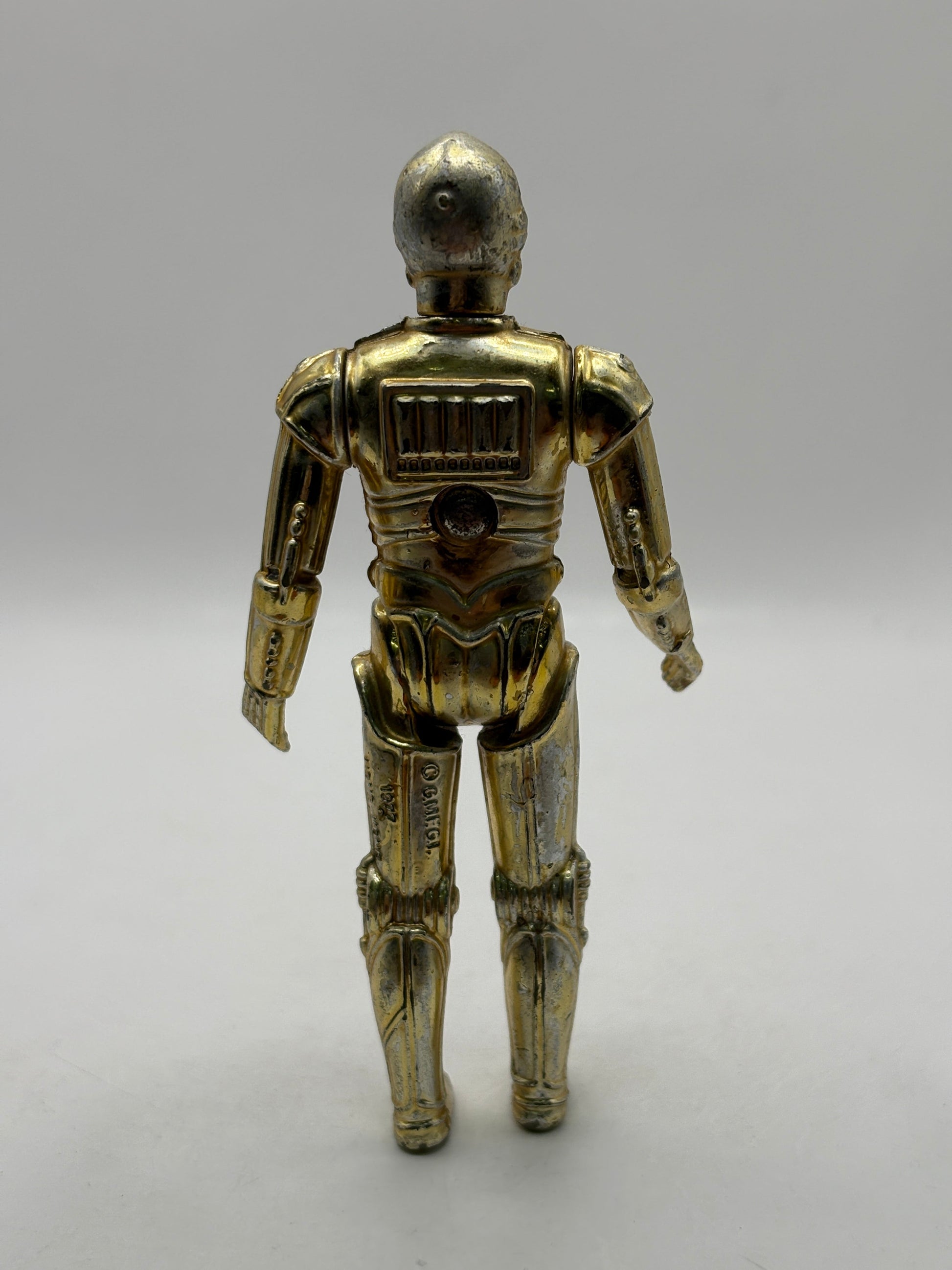Vintage Star Wars C-3PO 3.75" Action Figure Hong Kong 1977 Kenner FRENLY BRICKS - Open 7 Days