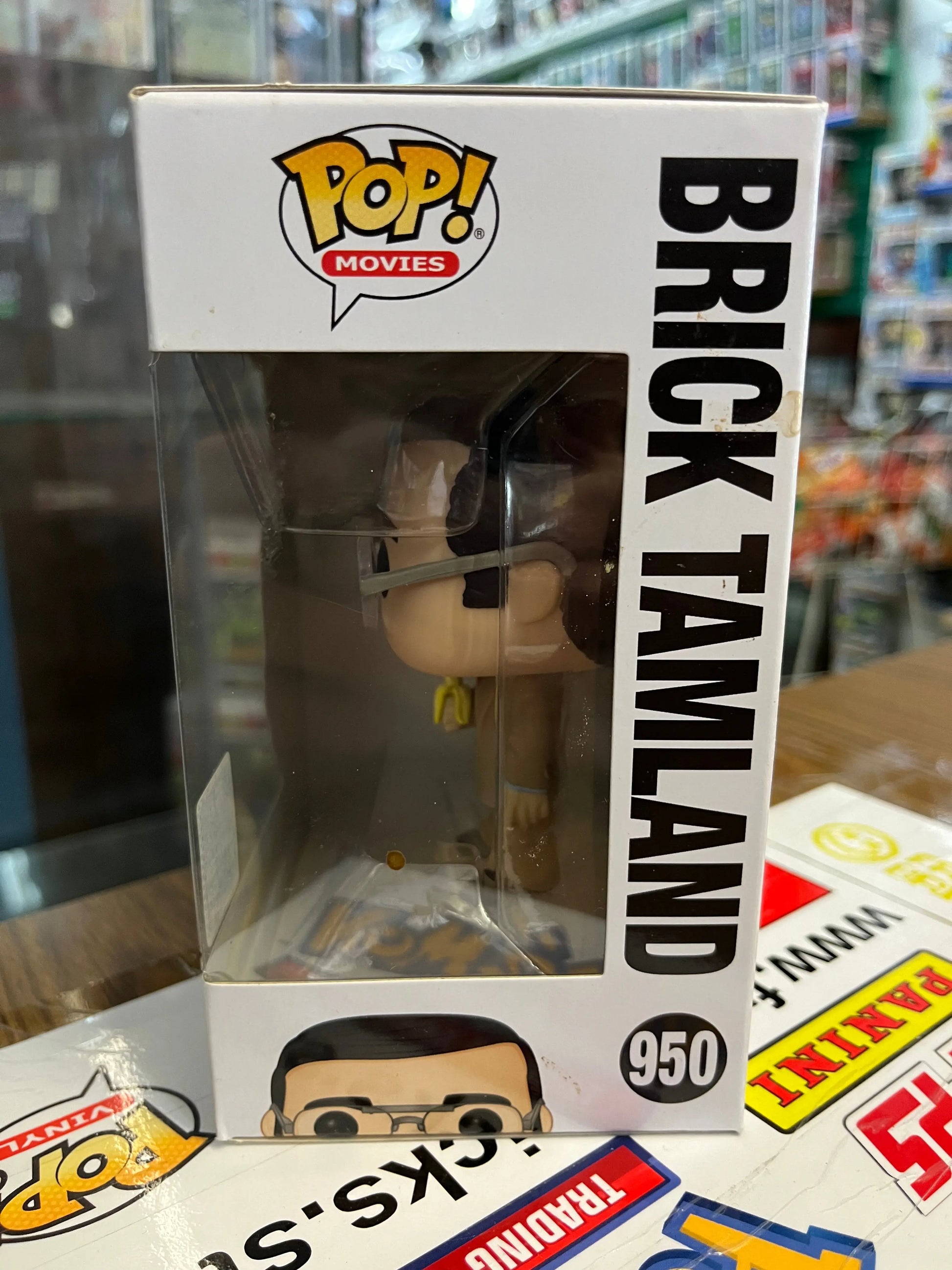 Funko POP Movies - Brick Tamland #950 FRENLY BRICKS - Open 7 Days