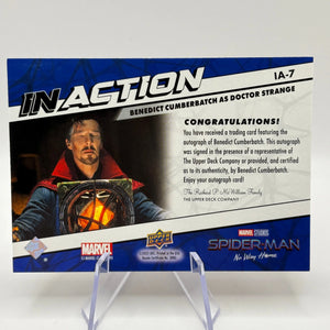 2023 Marvel Spider-Man No Way Home Benedict Cumberbatch #IA-7 In Action Auto FRENLY BRICKS - Open 7 Days