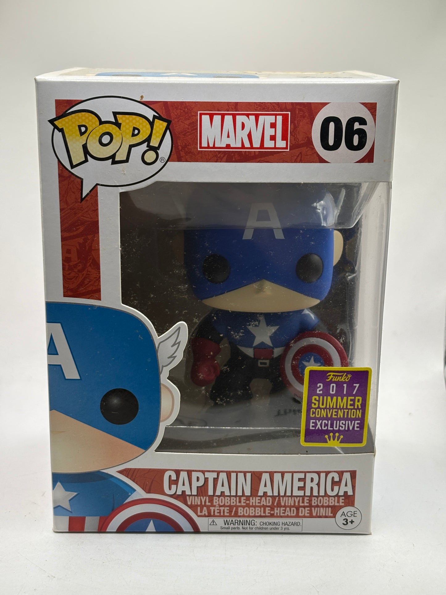 Funko POP! Marvel #06 Captain America 2017 Summer Convention Exclusive image 7