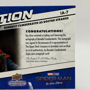 2023 Marvel Spider-Man No Way Home Benedict Cumberbatch #IA-7 In Action Auto FRENLY BRICKS - Open 7 Days