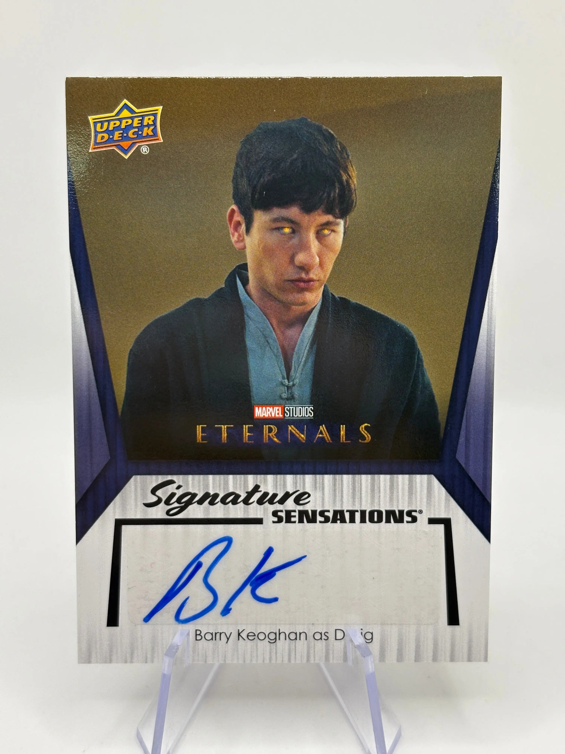 2023 Upper Deck Marvel Eternals Eternal Ink Barry Keoghan as Druig #EI1-BK Auto FRENLY BRICKS - Open 7 Days