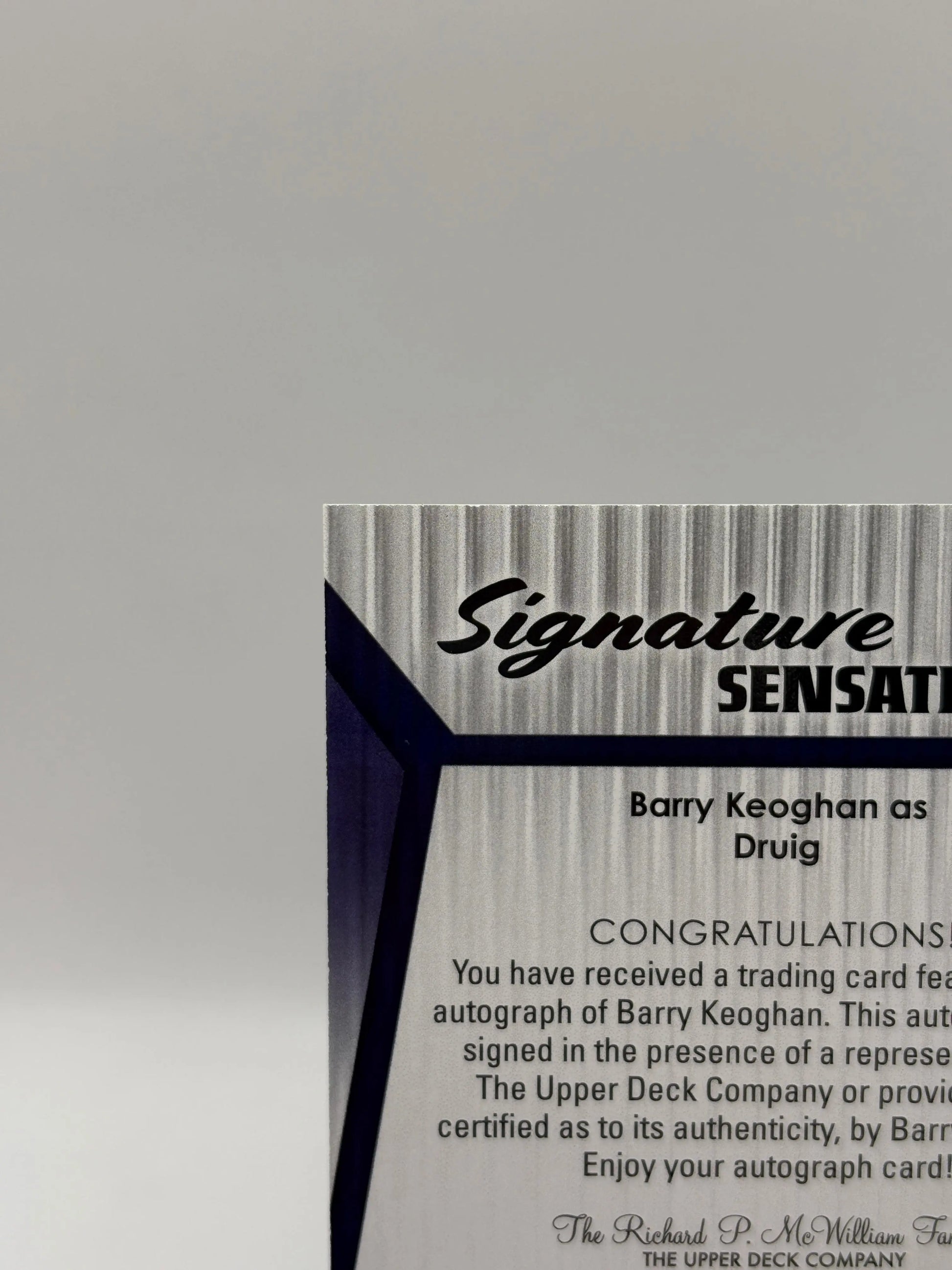 2023 Upper Deck Marvel Eternals Eternal Ink Barry Keoghan as Druig #EI1-BK Auto FRENLY BRICKS - Open 7 Days