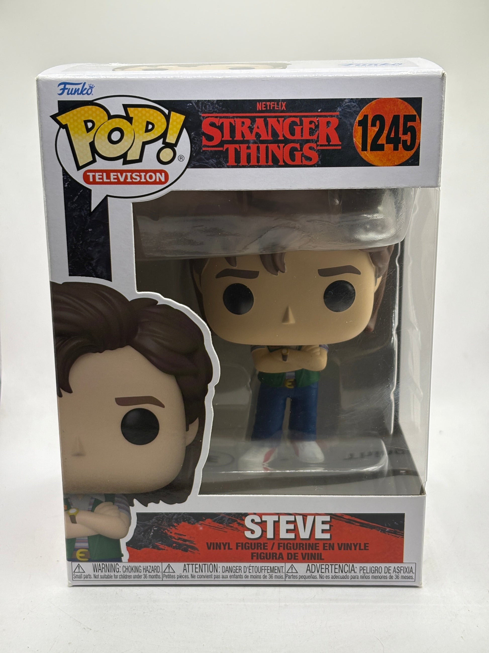 Funko POP! Television Stranger Things #1245 Steve Vinyl Figure product image image 1