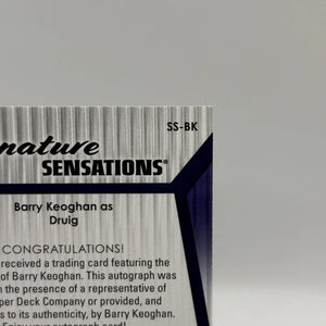 2023 Upper Deck Marvel Eternals Eternal Ink Barry Keoghan as Druig #EI1-BK Auto FRENLY BRICKS - Open 7 Days