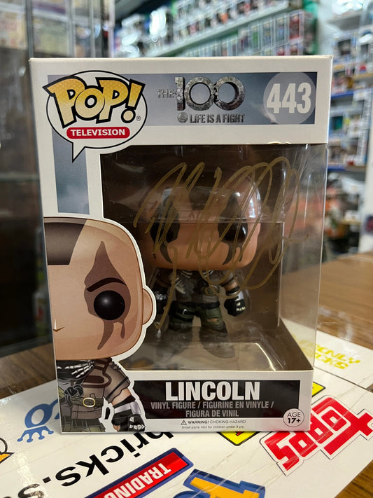 Funko POP Television - The 100 - Lincoln #443 (Signed without COA) FRENLY BRICKS - Open 7 Days