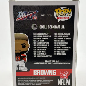 Funko POP! Football Browns #135 Odell Beckham Jr Vinyl Figure FRENLY BRICKS - Open 7 Days