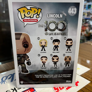 Funko POP Television - The 100 - Lincoln #443 (Signed without COA) FRENLY BRICKS - Open 7 Days