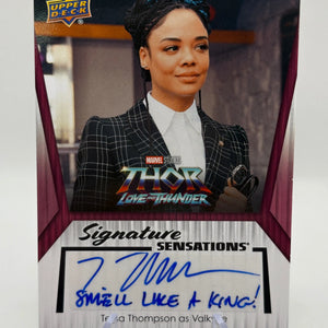 2024 Upper Deck Marvel Studios Series 2 THOR Auto Tessa Thompson as Valkyrie FRENLY BRICKS - Open 7 Days