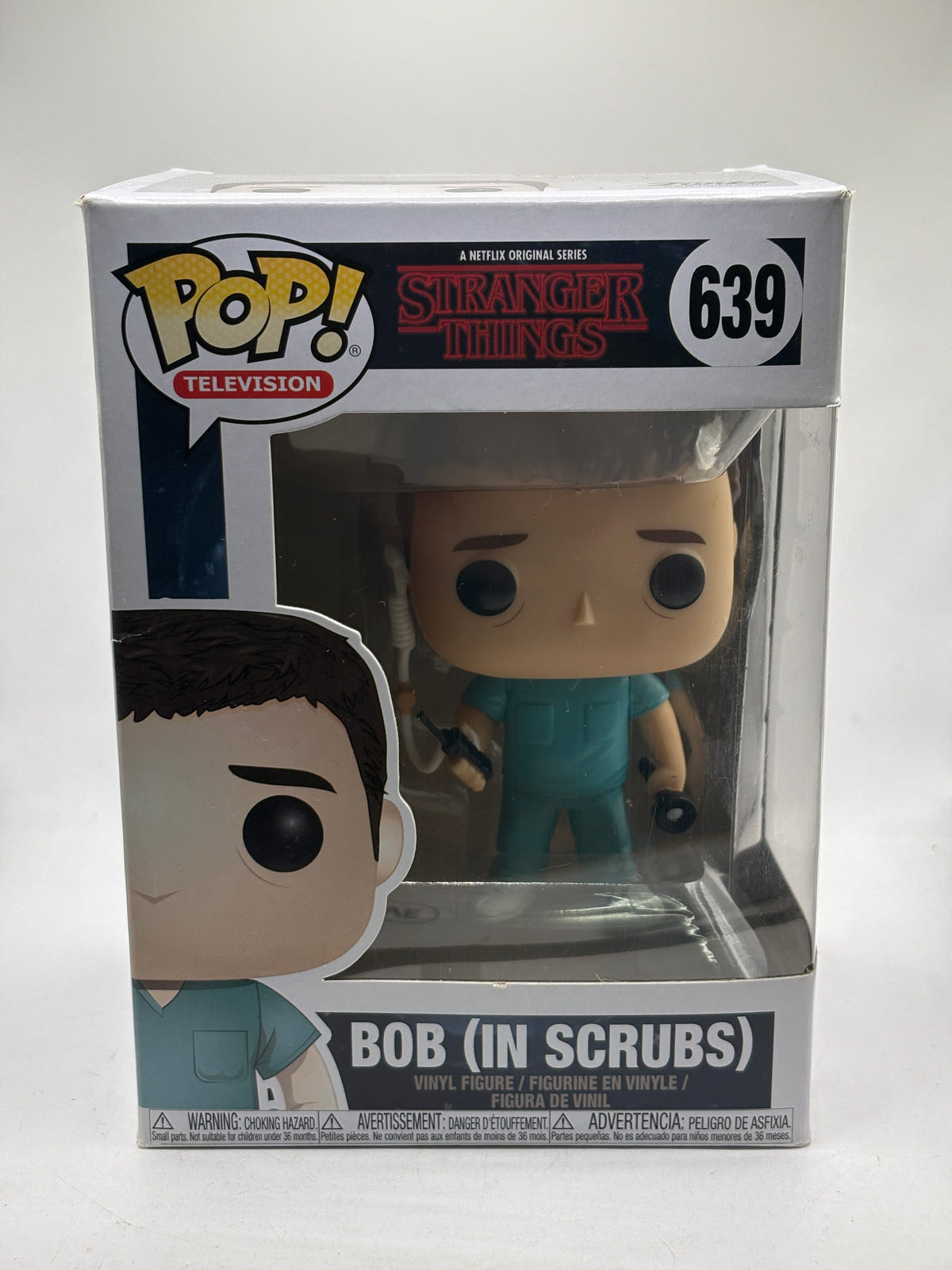 Funko POP! Television Stranger Things #639 Bob in Scrubs Vinyl Figure product image image 1