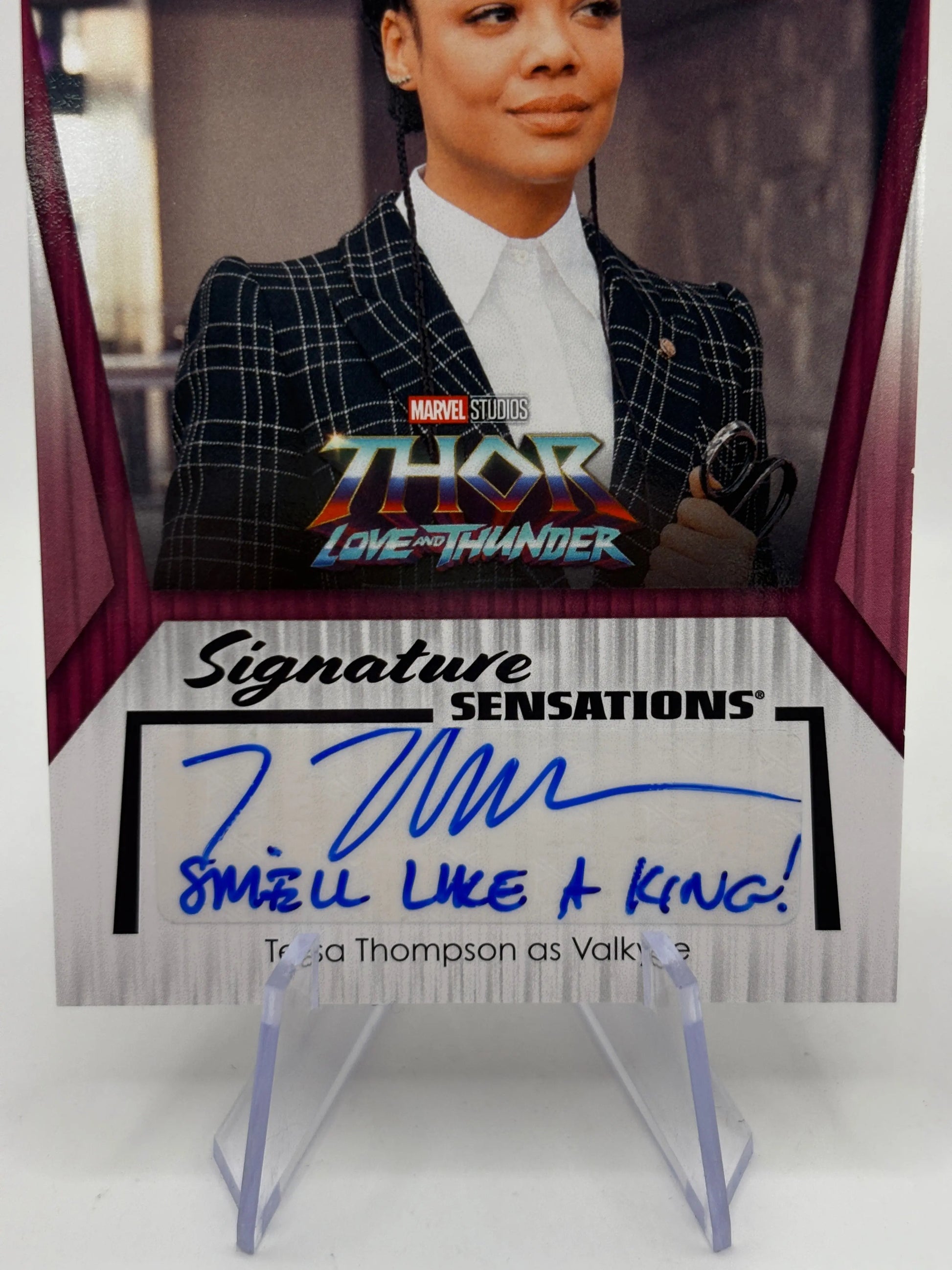 2024 Upper Deck Marvel Studios Series 2 THOR Auto Tessa Thompson as Valkyrie FRENLY BRICKS - Open 7 Days