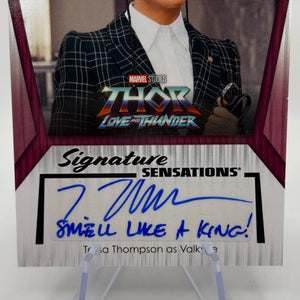 2024 Upper Deck Marvel Studios Series 2 THOR Auto Tessa Thompson as Valkyrie FRENLY BRICKS - Open 7 Days