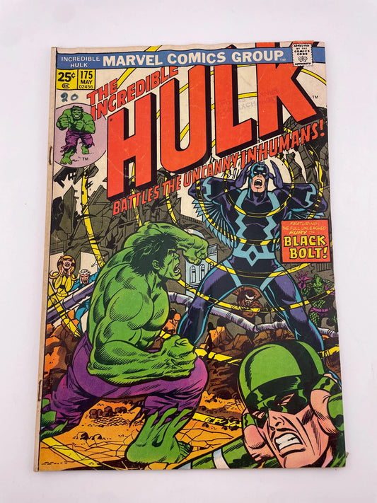Marvel comics The incredible hulk battles the uncanny inhumans issue #175 *see photos* FRENLY BRICKS - Open 7 Days