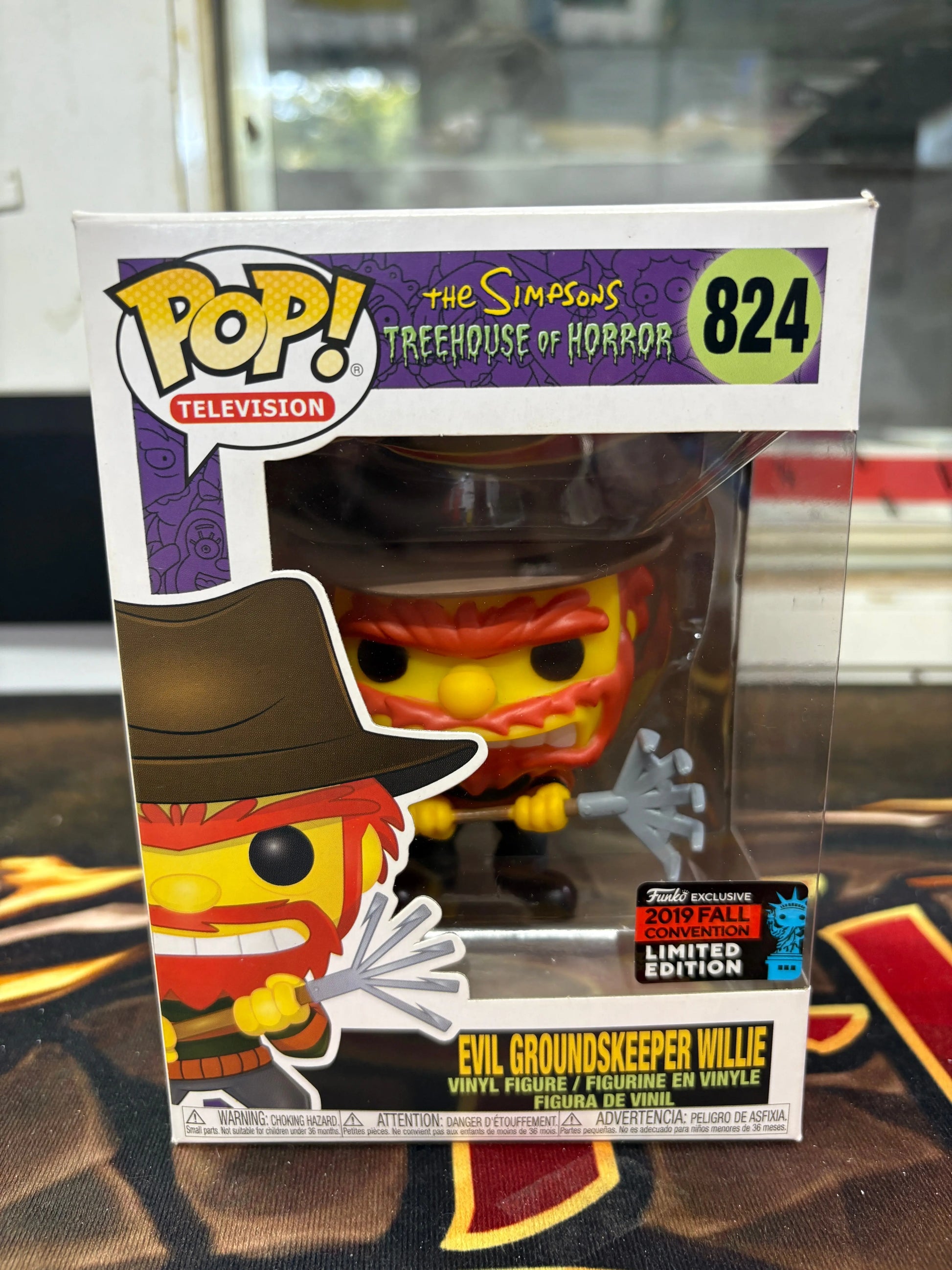 Funko Pop! The Simpsons Treehouse of Horror - Evil Groundskeeper Willie 2022 NYC FRENLY BRICKS - Open 7 Days