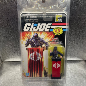 GI Joe 2008 SDCC Exclusive Cobra Leader Cobra Commander Black Suit MOC FRENLY BRICKS - Open 7 Days