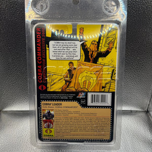 GI Joe 2008 SDCC Exclusive Cobra Leader Cobra Commander Black Suit MOC FRENLY BRICKS - Open 7 Days
